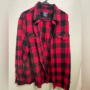 Men’s Flannel Shirt, Size XL